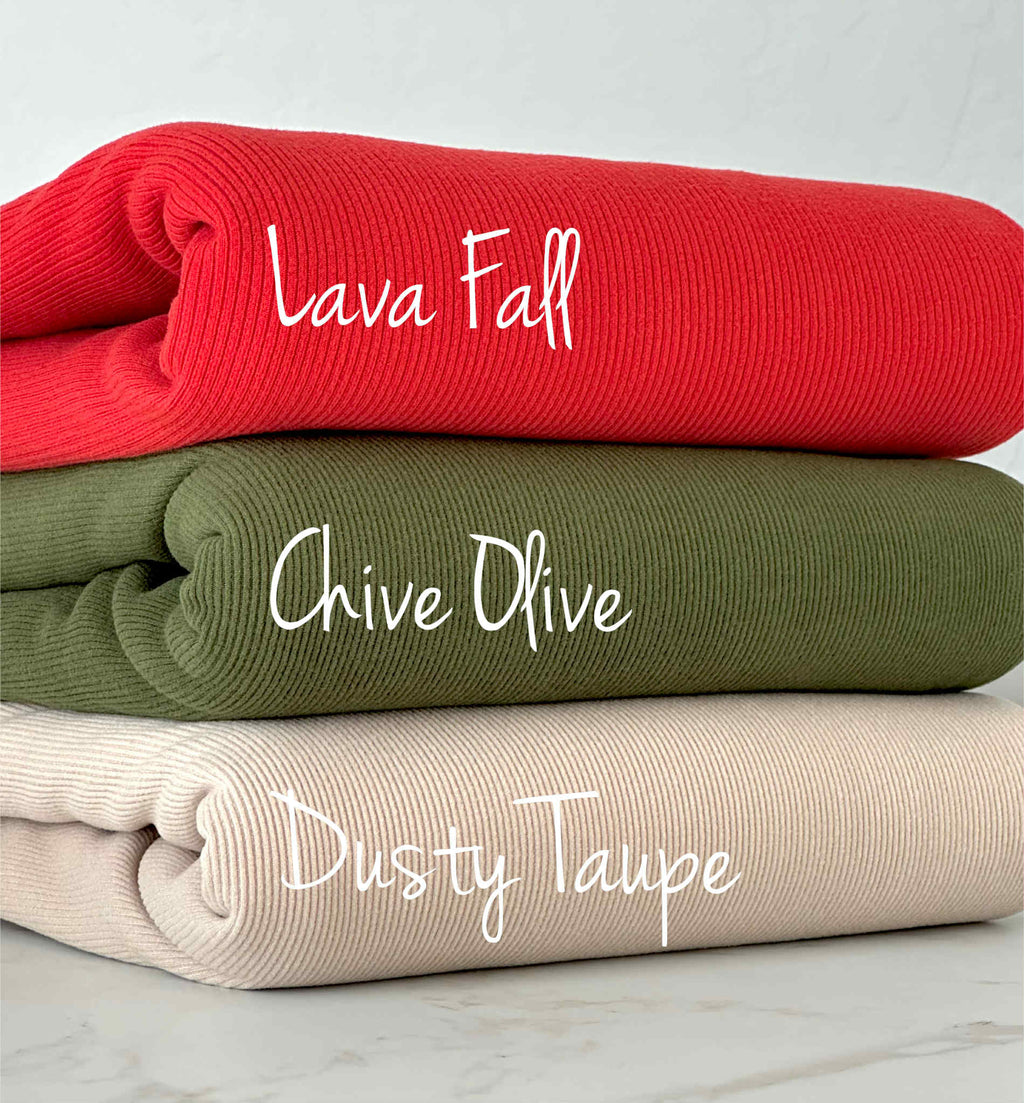 (2X1 SUPER COTTON FEEL RIB) CHIVE OLIVE