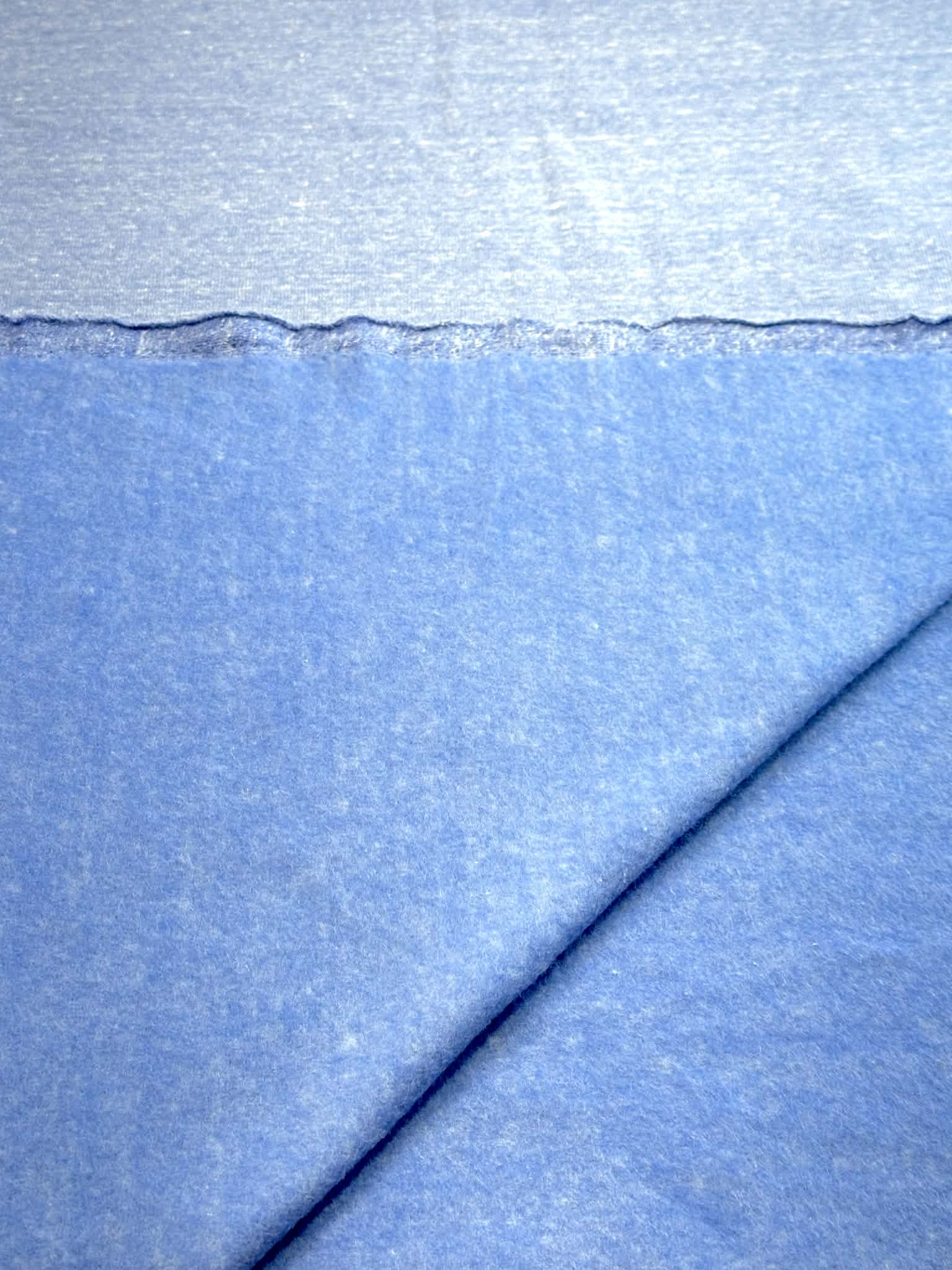 (FRENCH TERRY FLREECE) 2-TONE BLUE