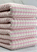 (GUAPO STRIPE) PINK STRIPES ON IVORY