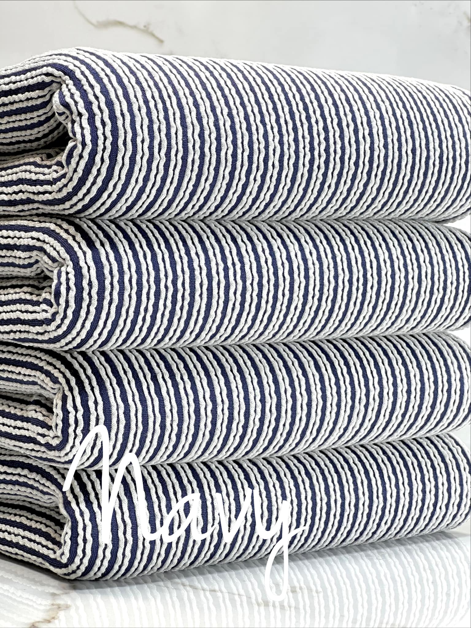 (DOUBLE URBAN RIB) NAVY