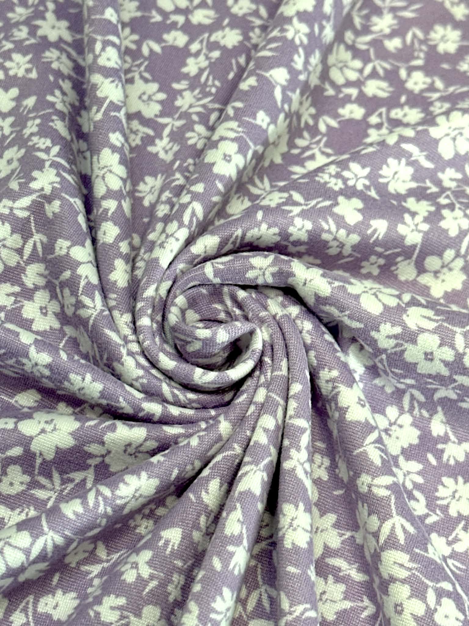 (DBP) WHITE TINY FLORAL ON LAVENDER (2)