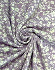 (DBP) WHITE TINY FLORAL ON LAVENDER