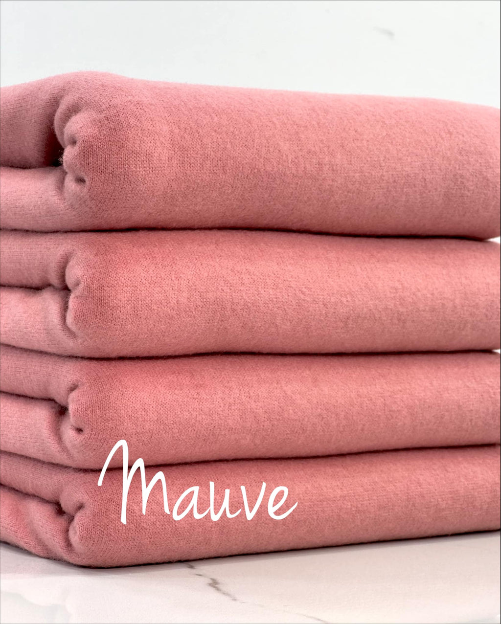 (BRUSHED SWEATER KNIT) MAUVE