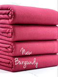 (FRENCH TERRY) NEW BURGUNDY