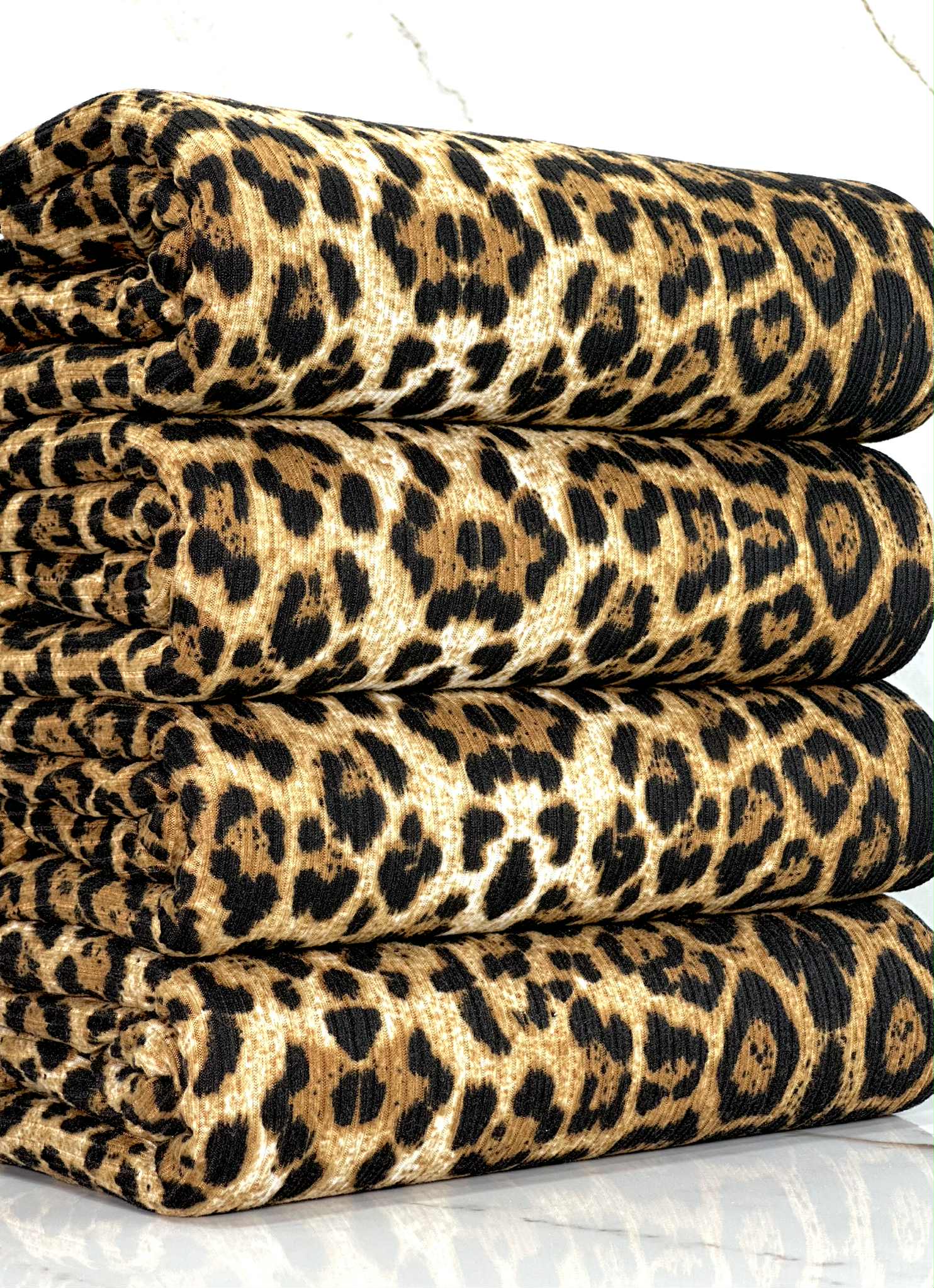 (4X2 YUMMY RIB) CARAMEL CHEETAH