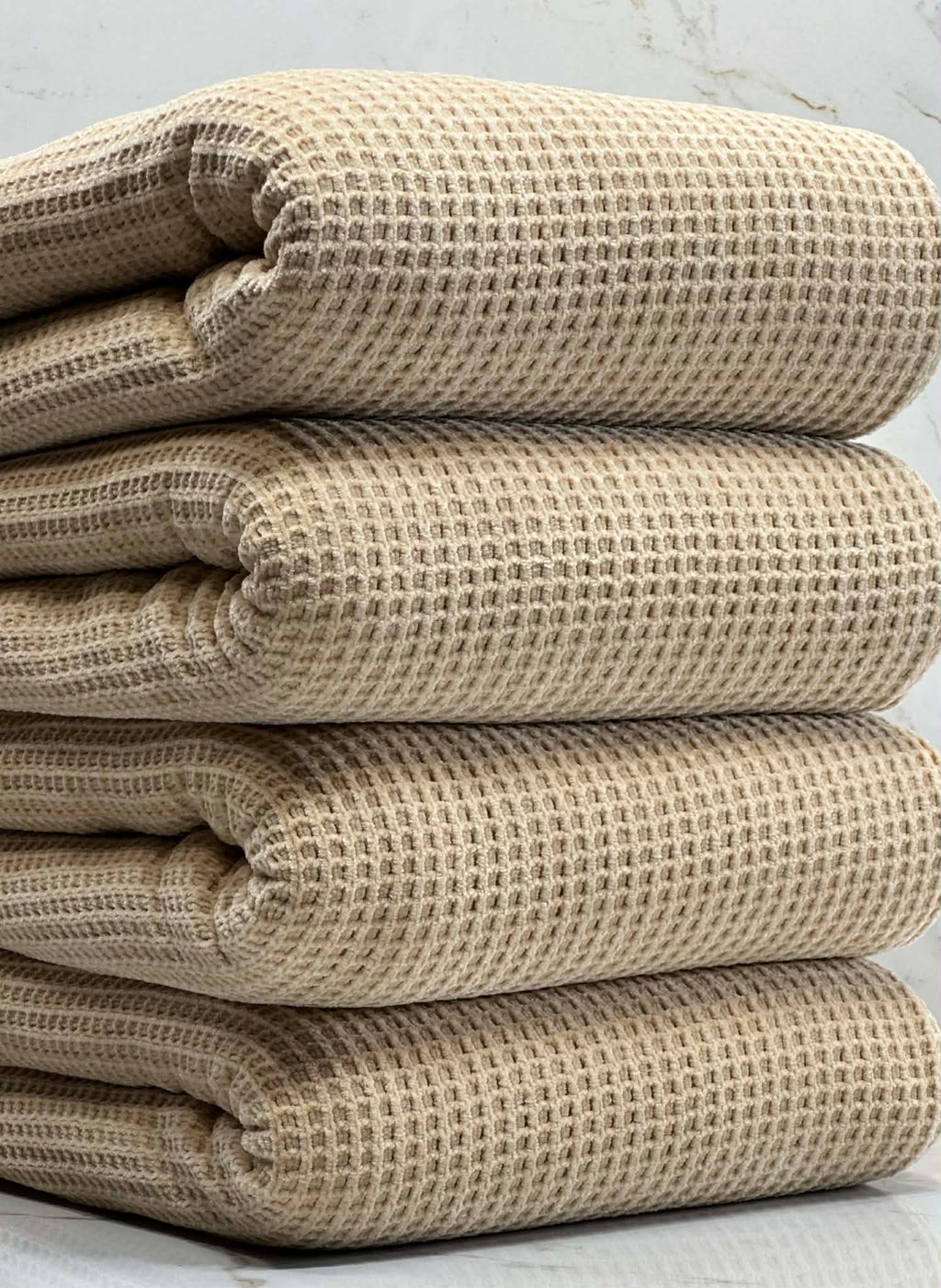 (CASHMERE WAFFLE) TAN