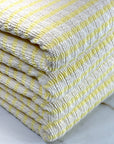 (GUAPO STRIPE) YELLOW STRIPES ON IVORY