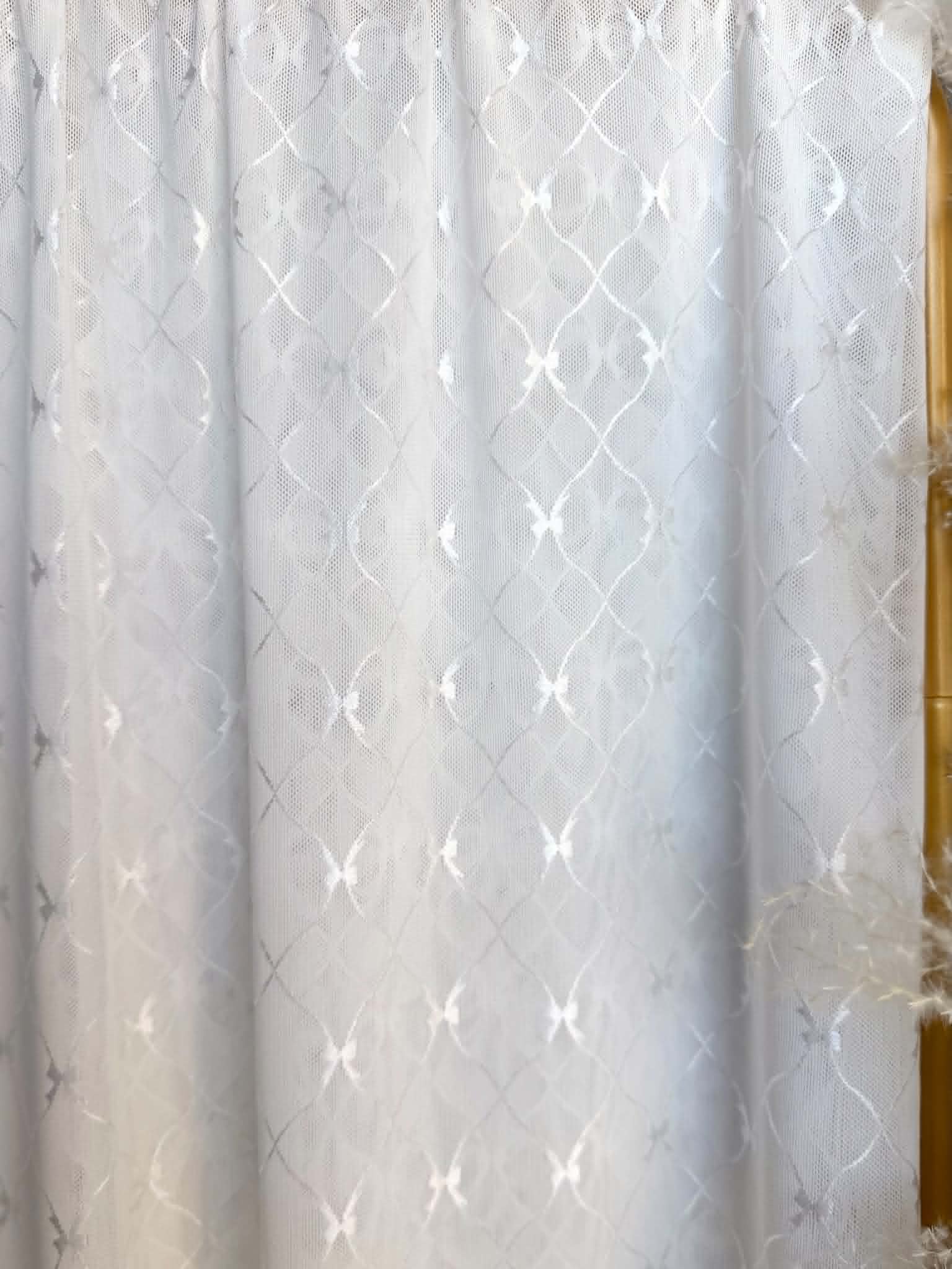 (MESH) WHITE ANGEL BOWS