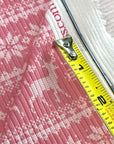 (4X2 RIB) OFF WHITE REINDEERS ON PINK