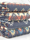 (BELLA RIB) WESTERN PRINT ON NAVY
