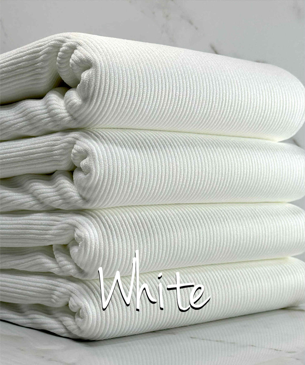 (SUPER SEAMLESS RIB) WHITE