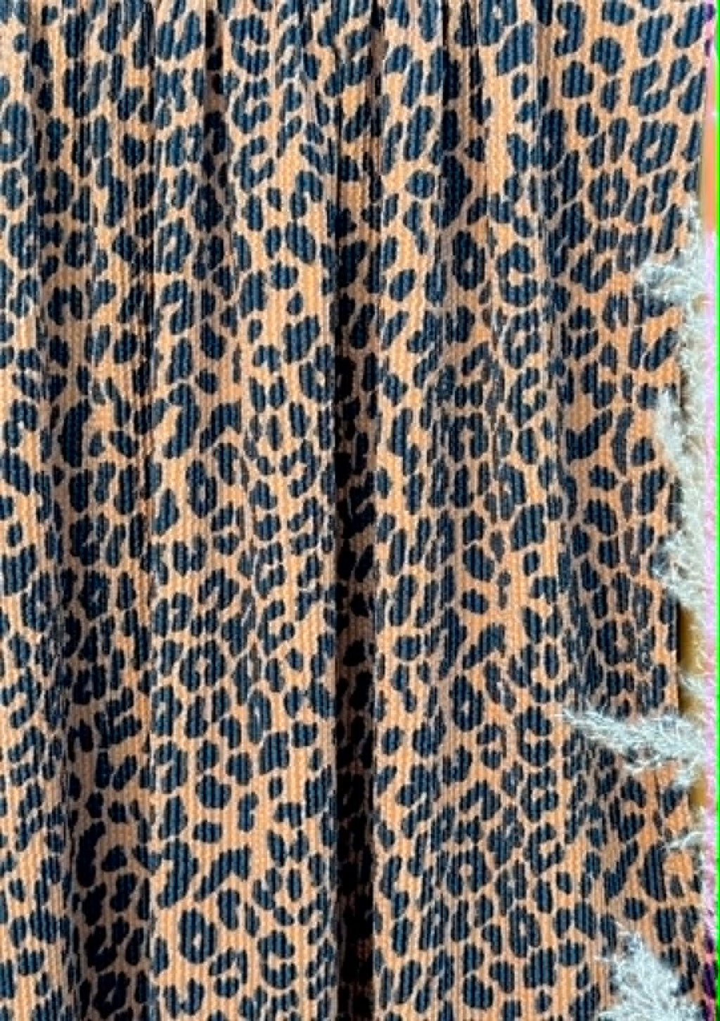 (URBAN RIB) BLACK LEOPARD ON CAMEL