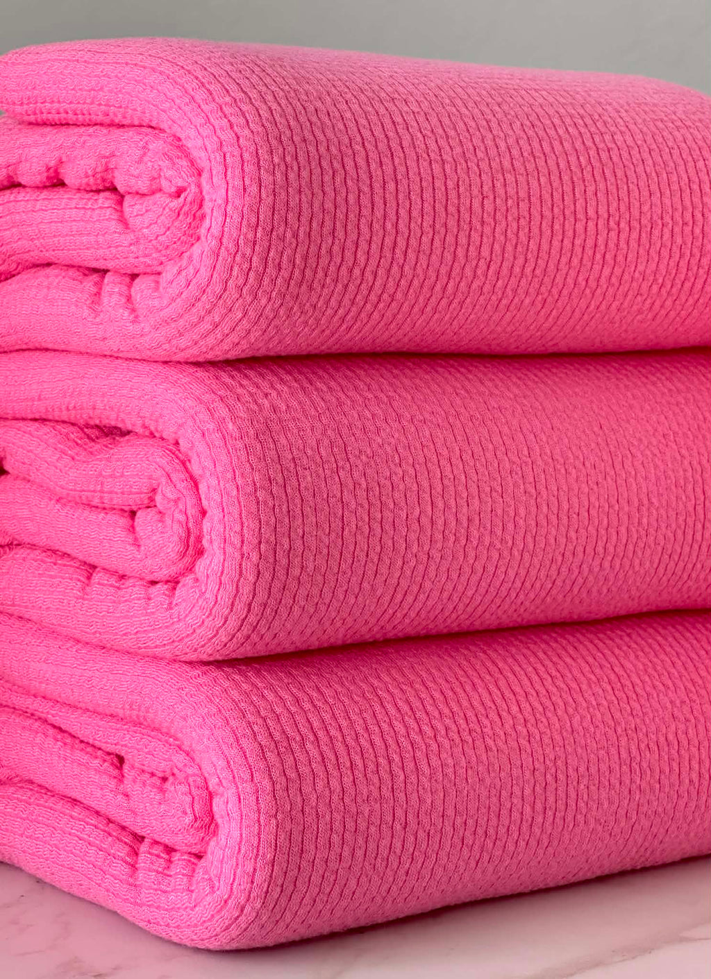 (RAYON SPANDEX RIB) PINK