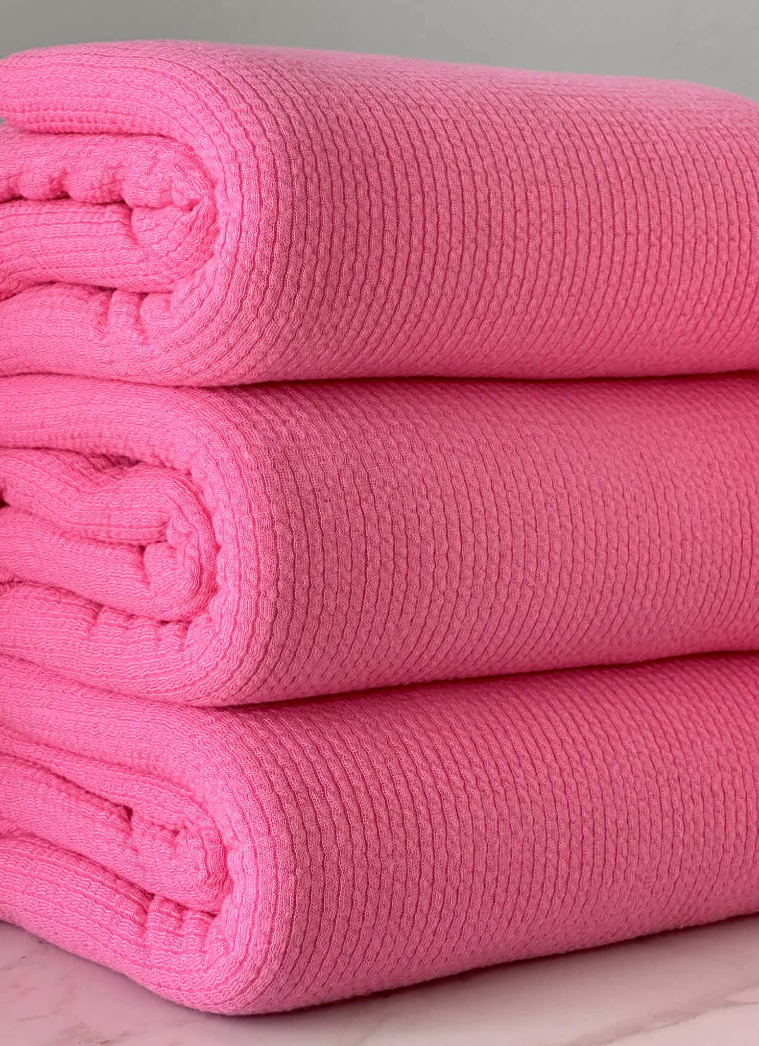 (RAYON SPANDEX RIB) PINK
