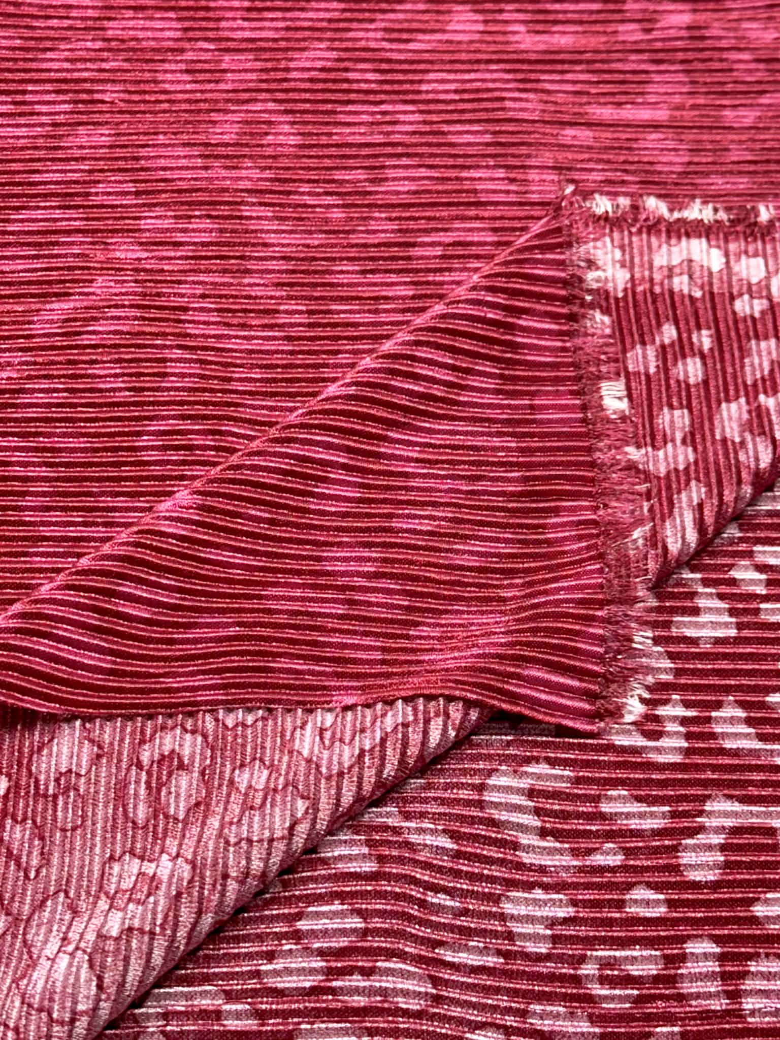 (PLEATED) CHEETAH ON DARK FUCHSIA (3)
