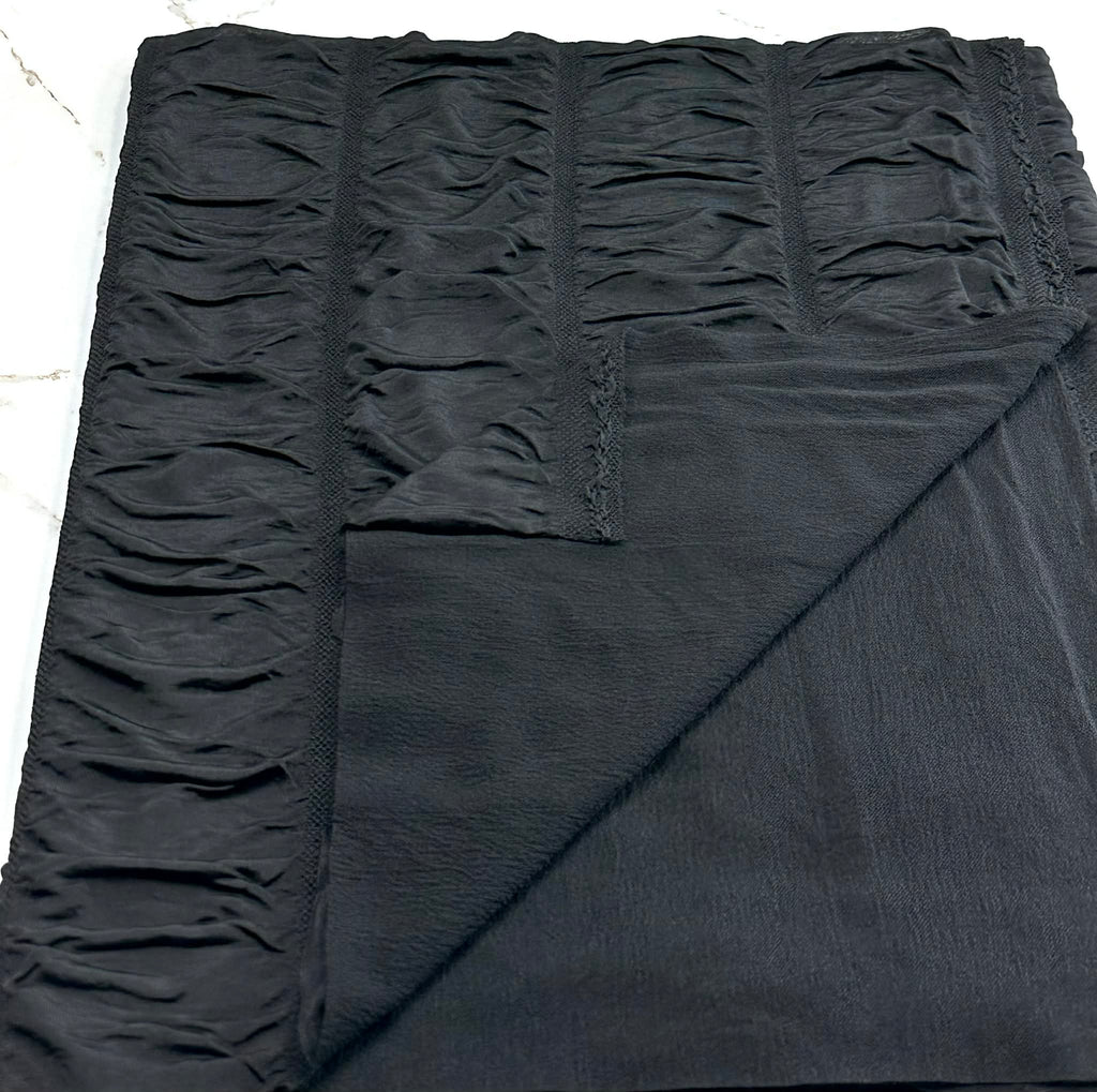 (KOREAN JACQUARD) BLACK VERTICAL