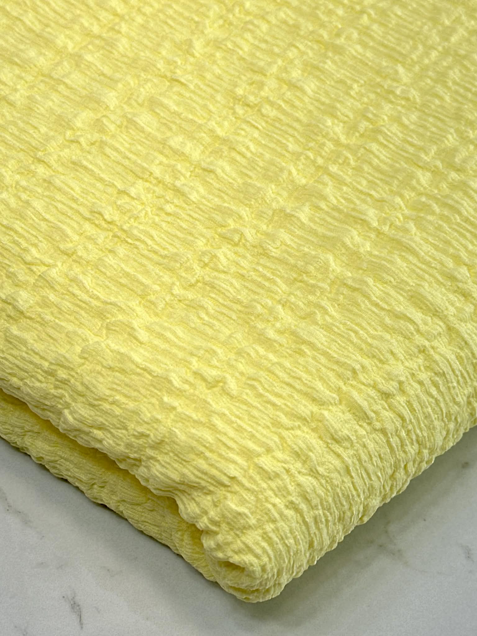 (WAFFLE CREPE) YELLOW