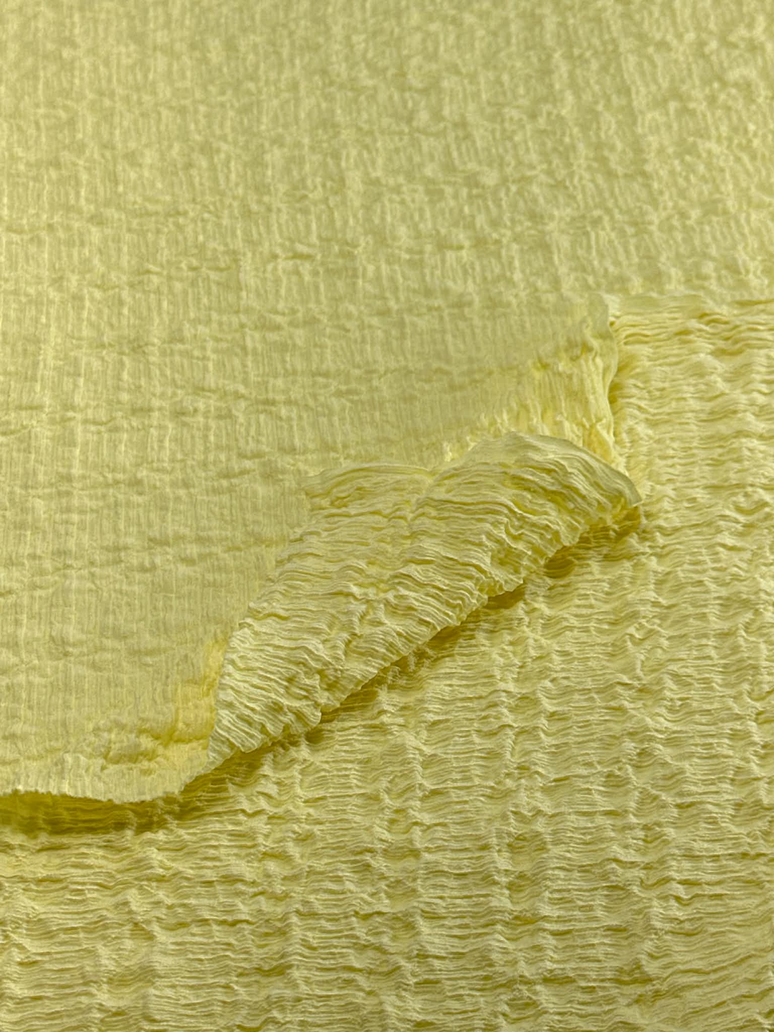 (WAFFLE CREPE) YELLOW
