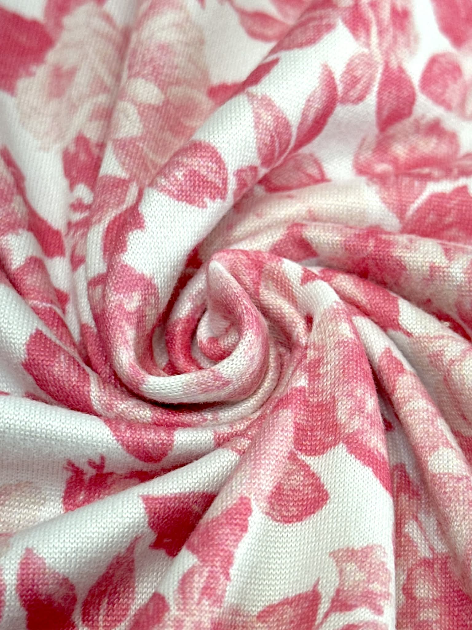 (DBP) PRETTY PINK FLORAL ON OFF WHITE(1)
