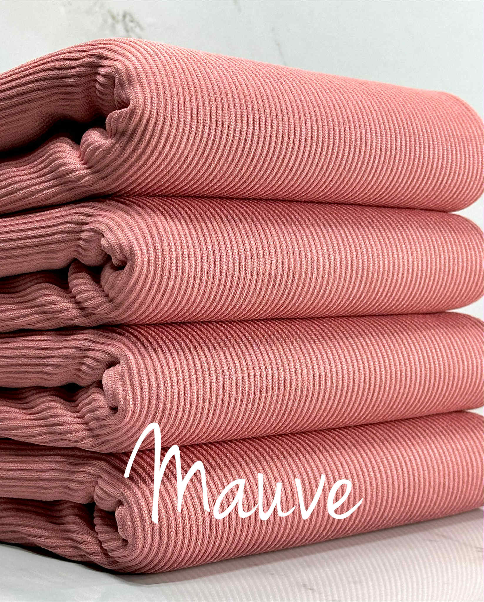 (SUPER SEAMLESS RIB) MAUVE