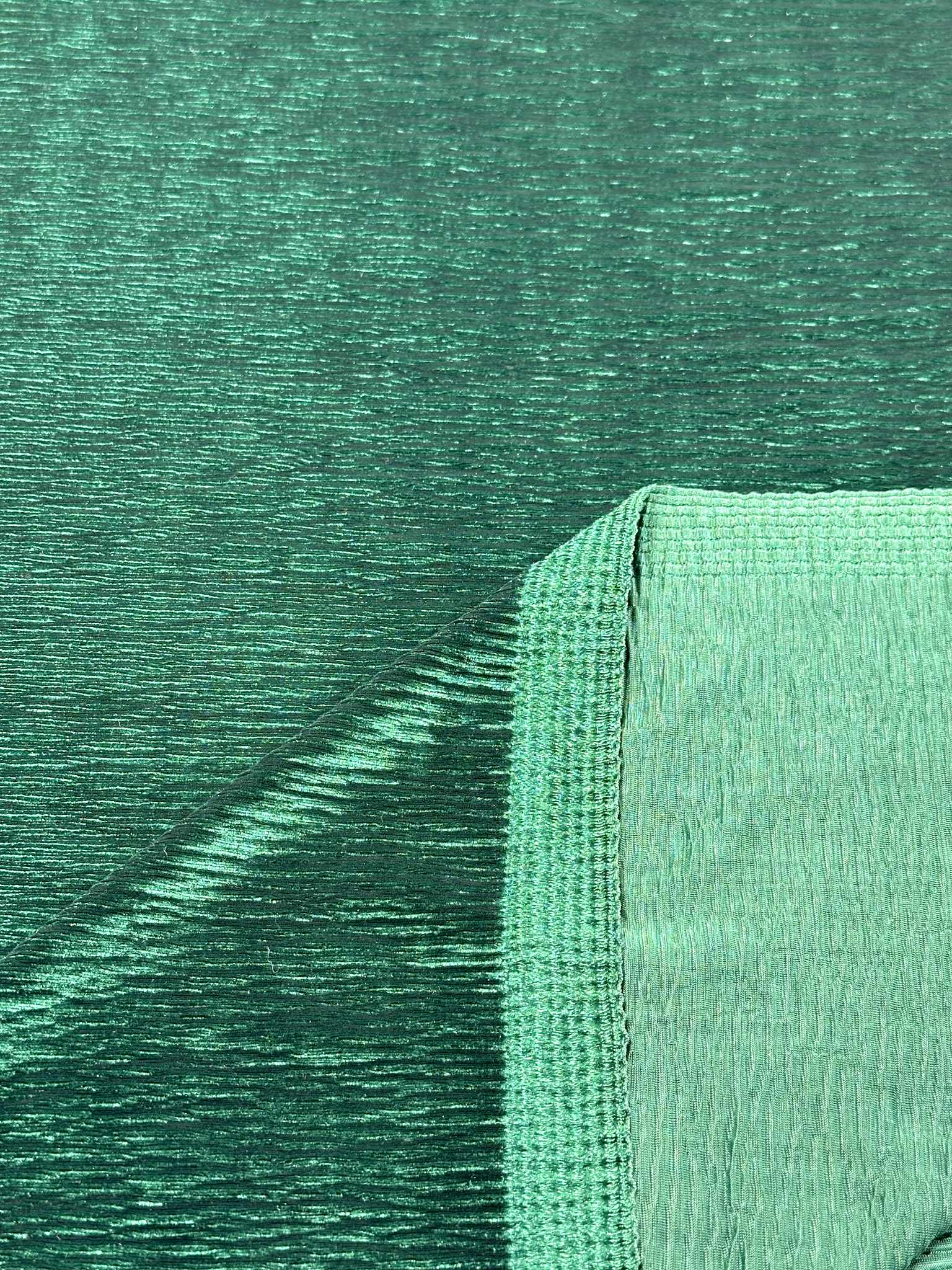 (VELVET PLEATED) EMERALD (2)