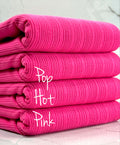 (PORTIA RIB) POP HOT PINK