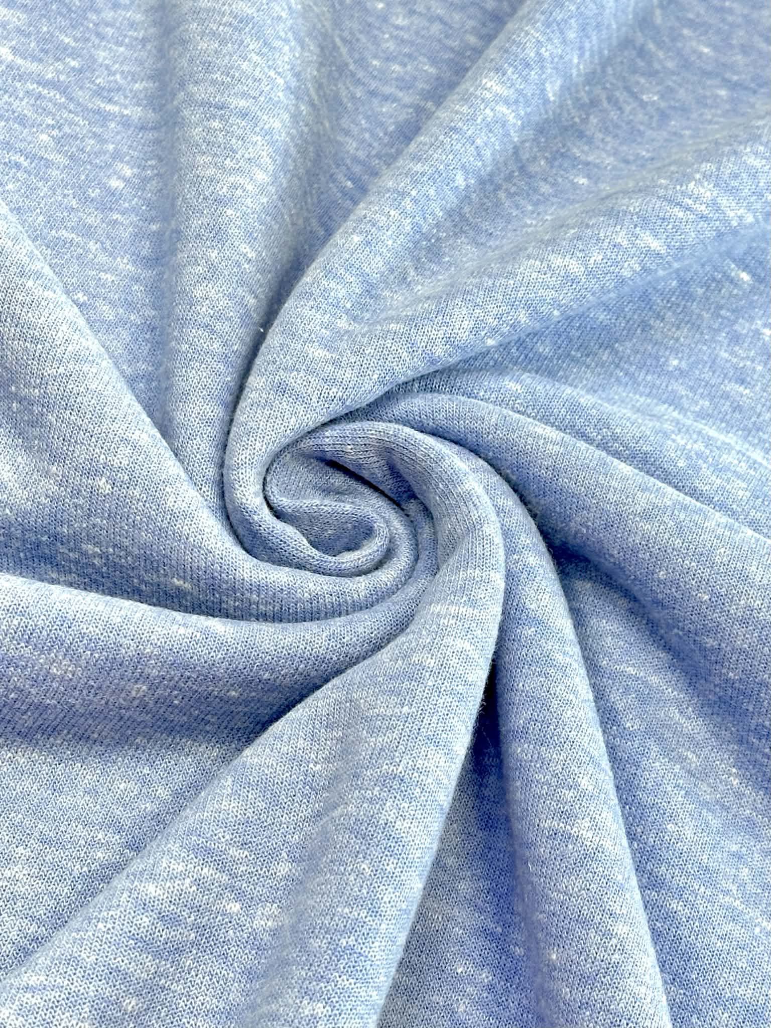 (FRENCH TERRY FLREECE) 2-TONE BLUE