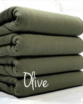 (2X2 SUPER COTTON FEEL RIB) OLIVE