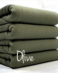 (2X2 SUPER COTTON FEEL RIB) OLIVE