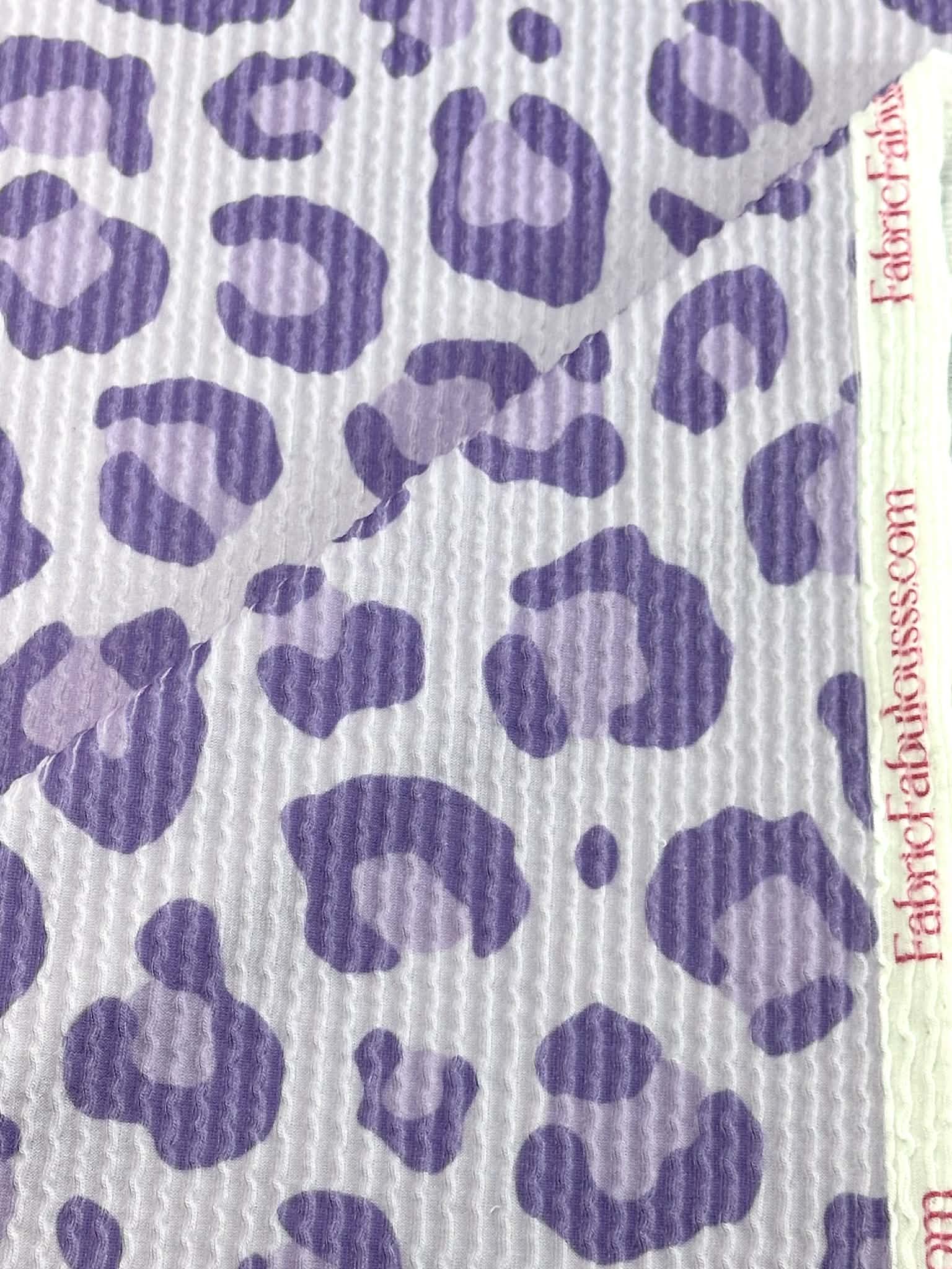 (URBAN RIB) LAVENDER AND PURPLE CHEETAH ON LILAC