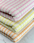 (GUAPO STRIPE) PINK STRIPES ON IVORY