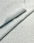 (CASHMERE SWEATER RIB) LIGHT BLUE