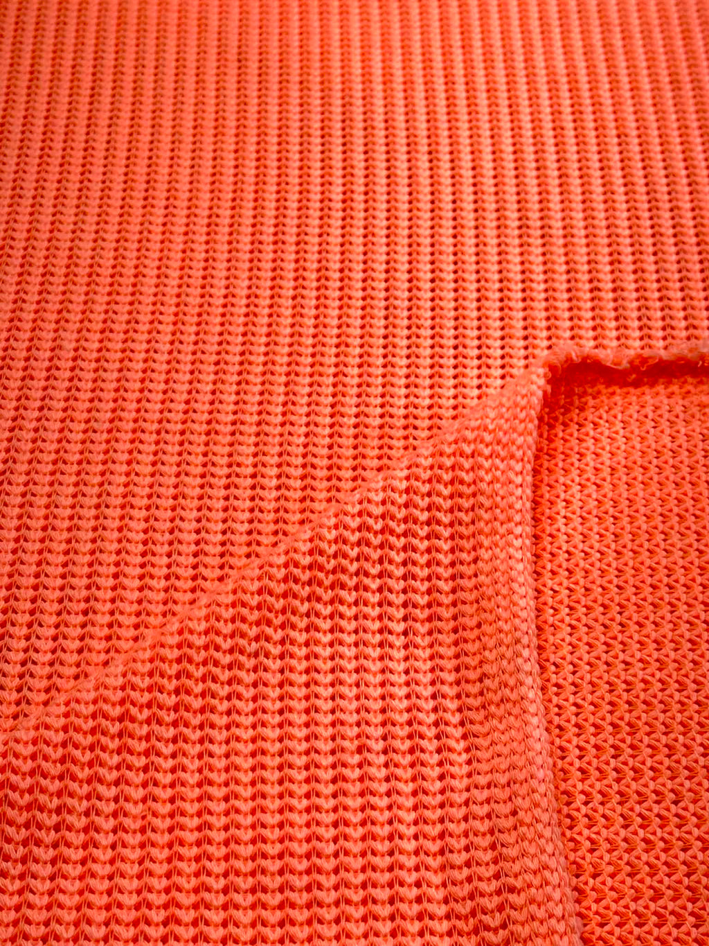 (KNITTED SWEATER) NEON PEACH