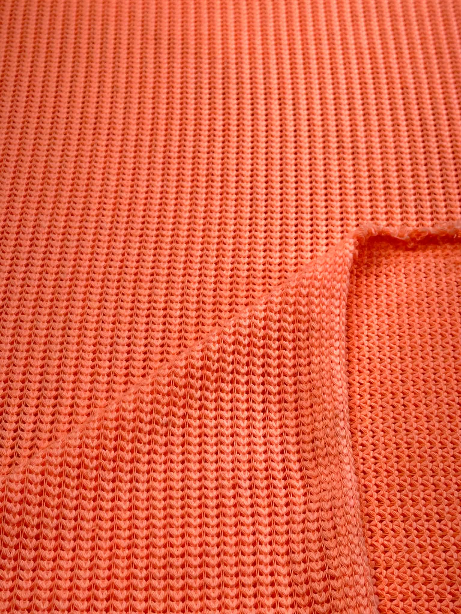 (KNITTED SWEATER) NEON PEACH