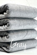(COTTON VELOUR) GRAY