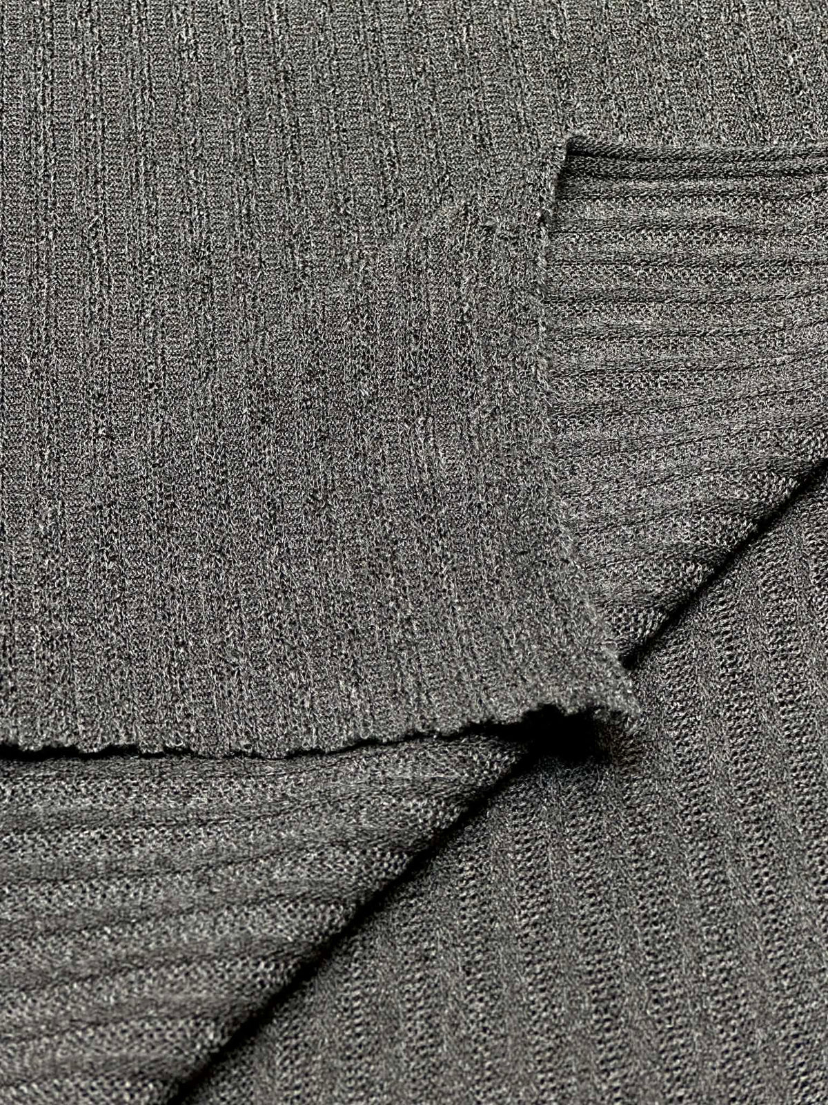 (WIDE SWEATER RIB) BLACK