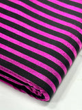 (ITY) FOIL MAGENTA STRIPES ON BLACK