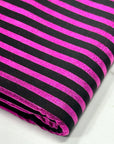 (ITY) FOIL MAGENTA STRIPES ON BLACK