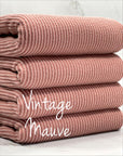 (URBAN RIB) VINTAGE MAUVE