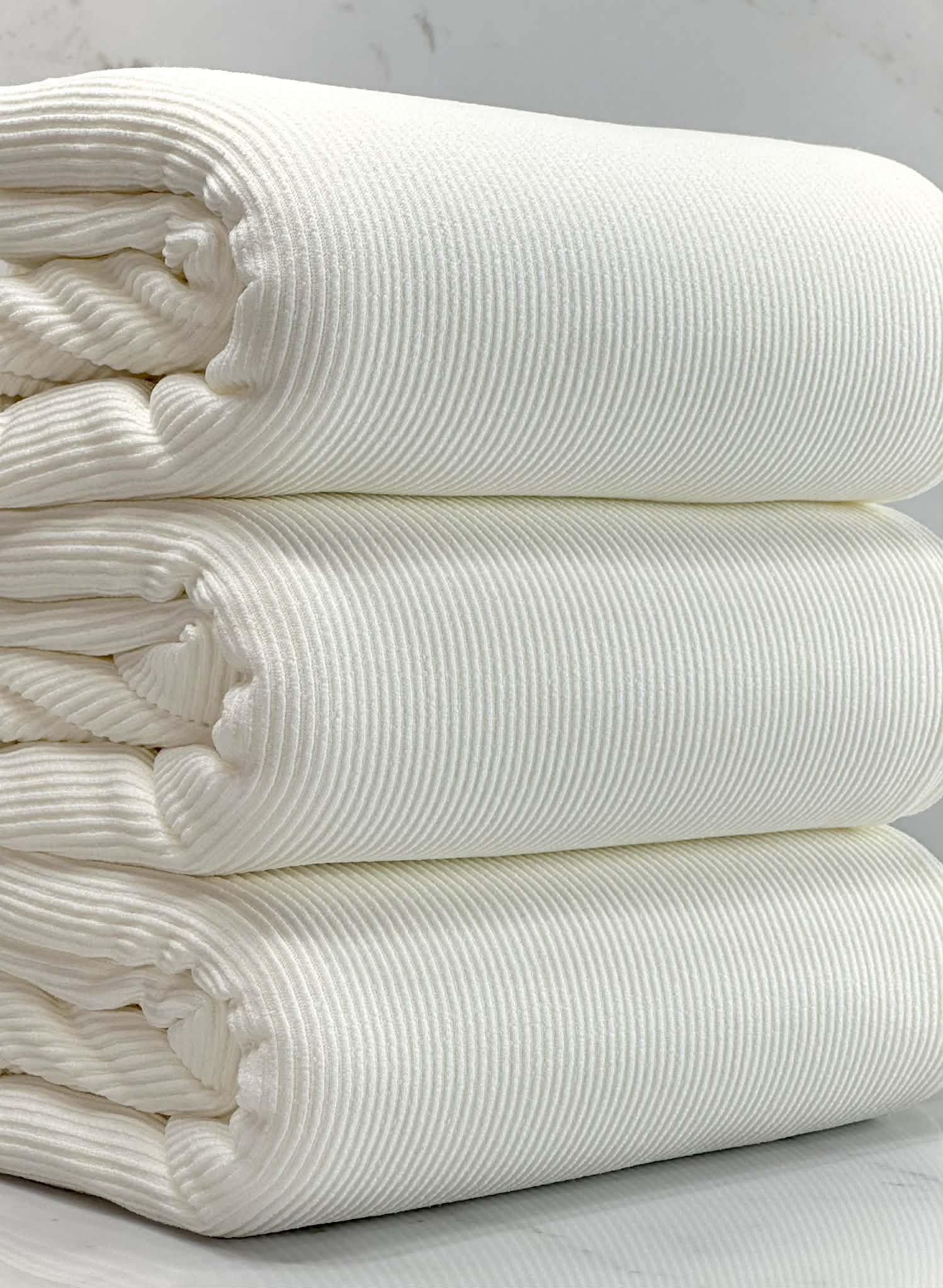 (NYLON VERTICAL CORDUROY) IVORY