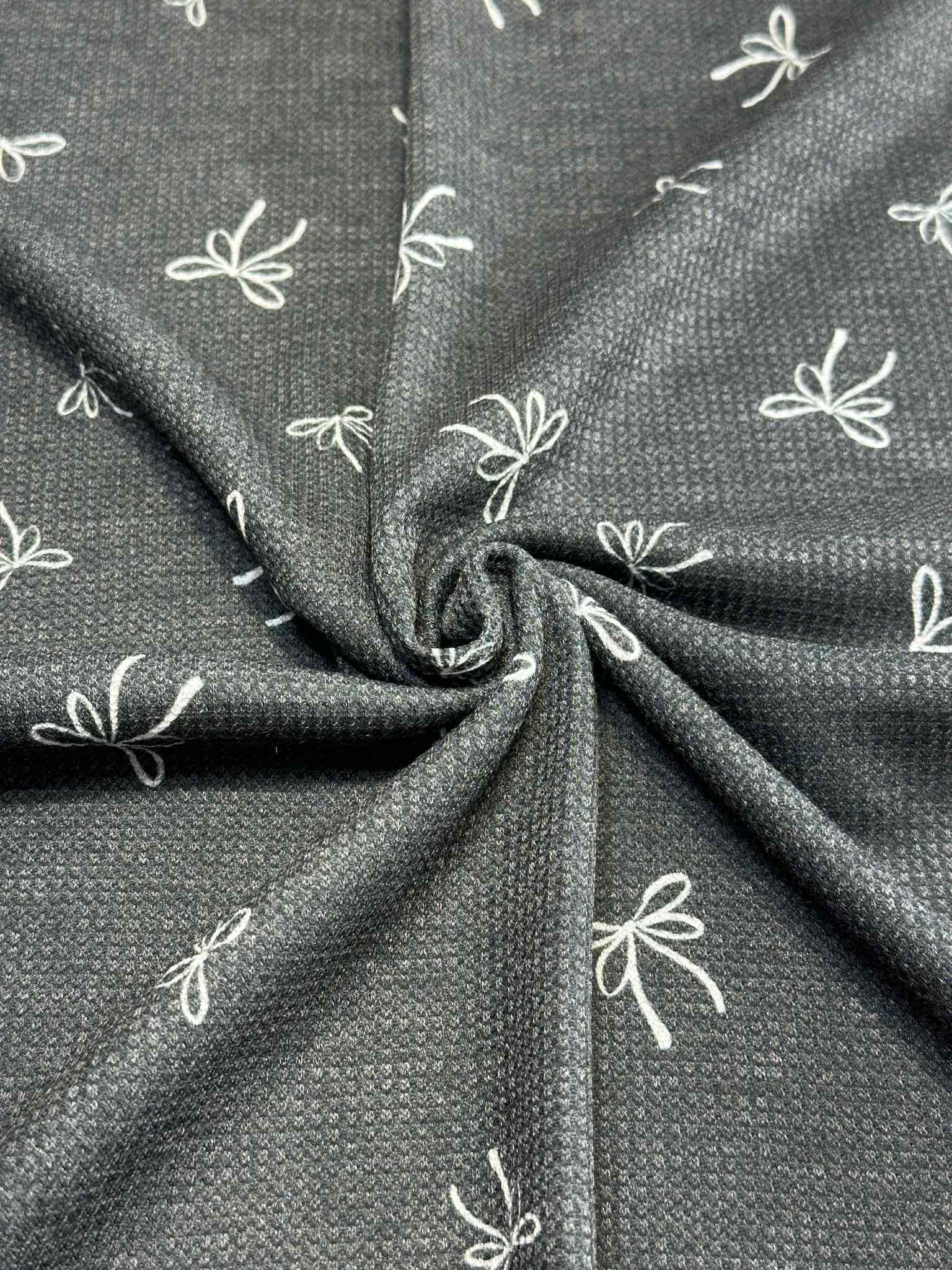 (THERMAL) OFF WHITE BOWS ON BLACK (2)