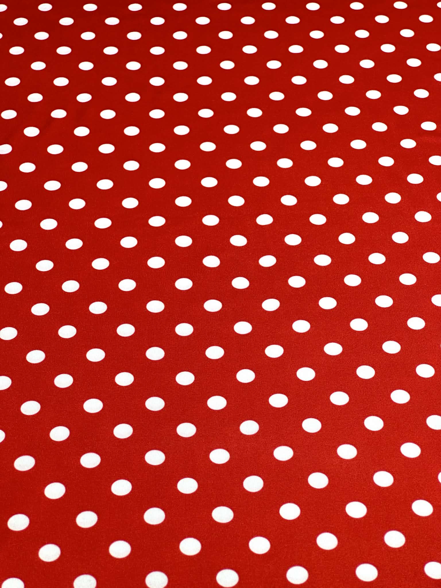 (DBP) OFF WHITE DOTS ON RED
