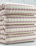 (GUAPO STRIPE) FROSTED LILAC STRIPES ON IVORY