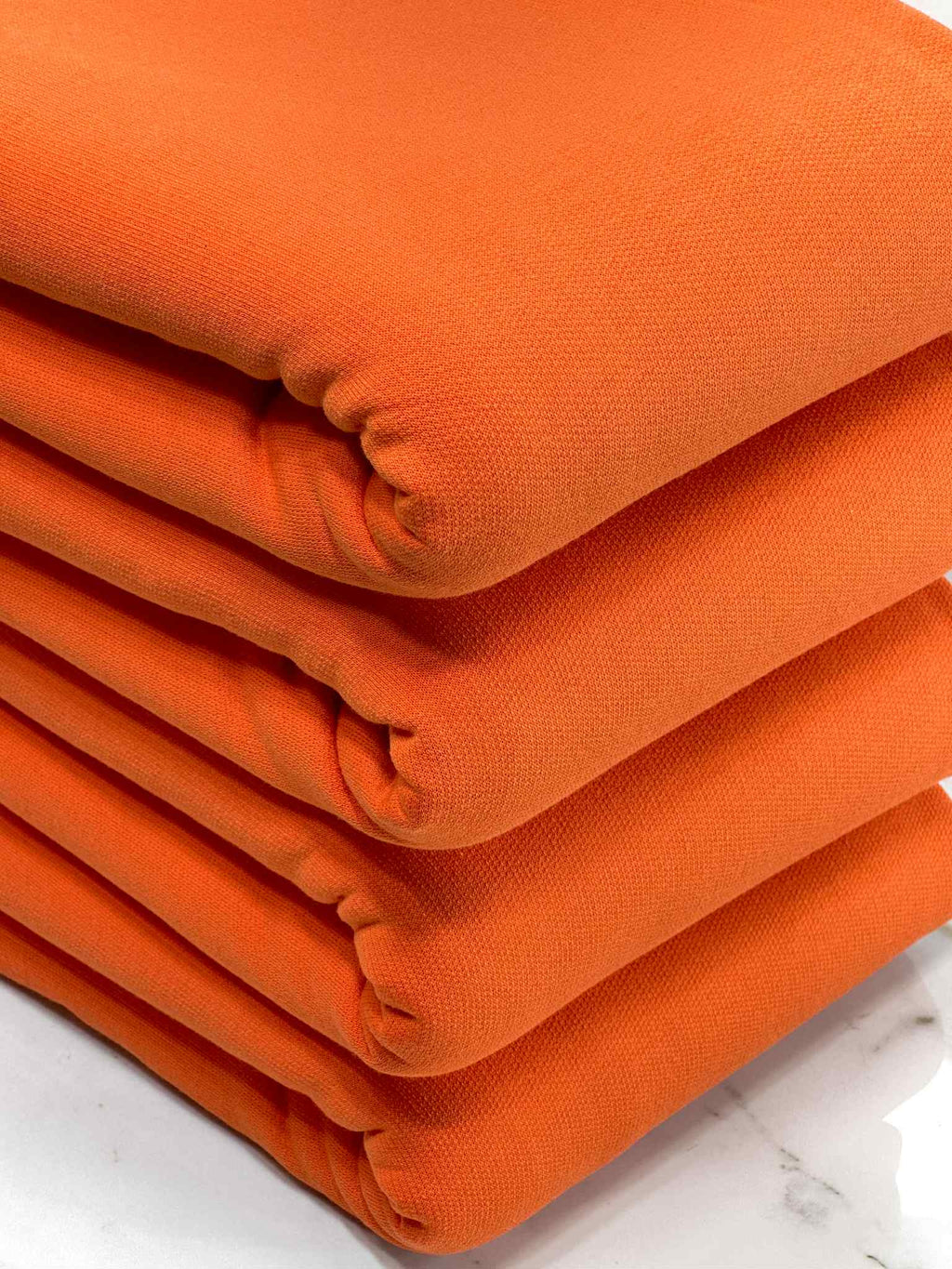 (FRENCH TERRY FLEECE) ORANGE