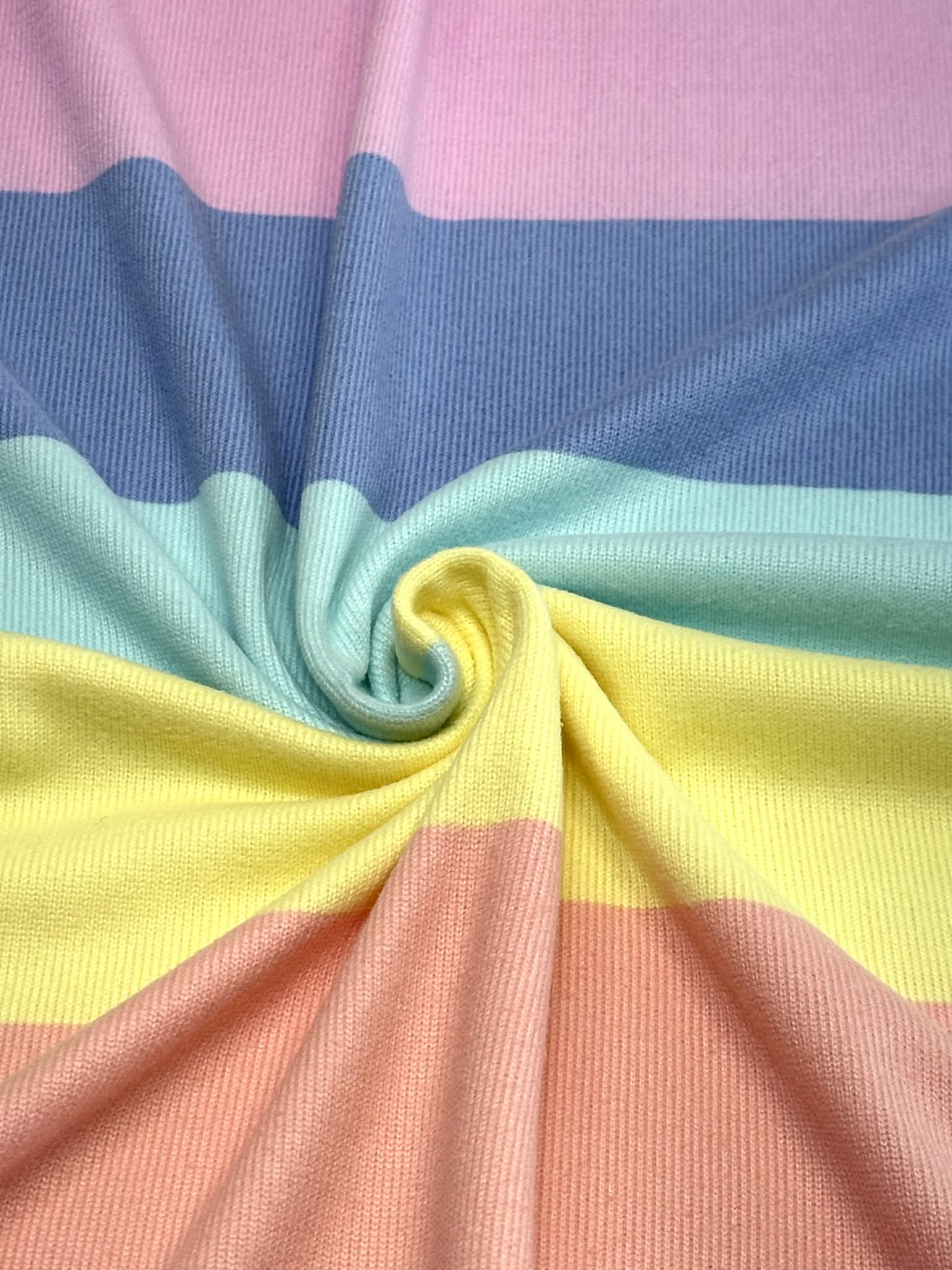 (OAKLEY) YELLOW, PEACH, PINK, BLUE AND AQUA STRIPES