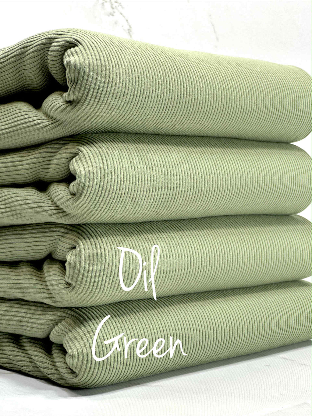 (2X2 SUPER COTTON FEEL RIB) OIL GREEN