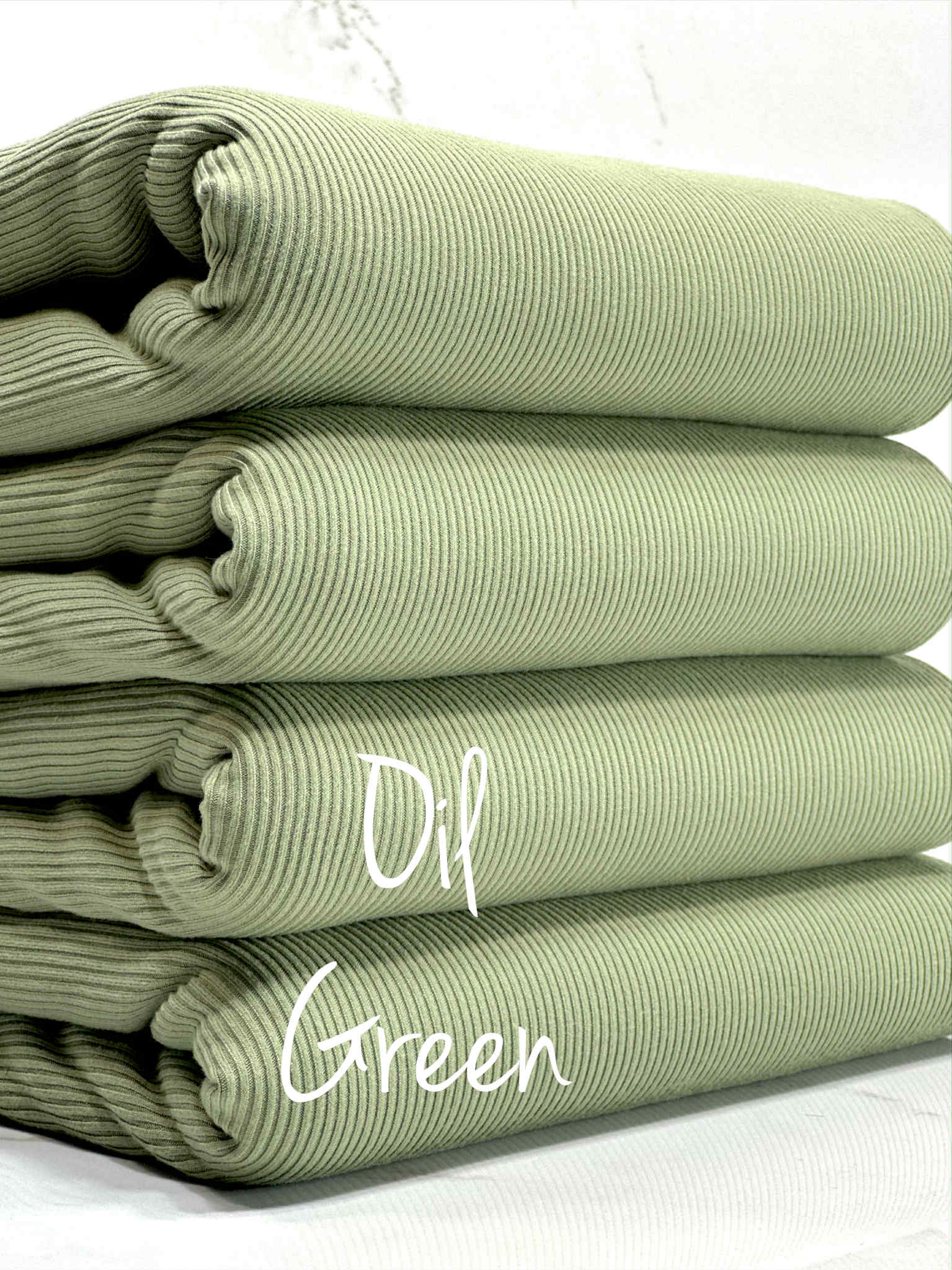 (2X2 SUPER COTTON FEEL RIB) OIL GREEN