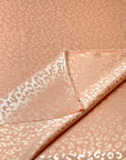 (SATIN) TINY CHEETAH ON PEACH