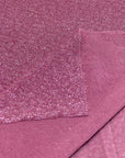 (KNIT) 3D DARK PINK AND GLITTER LEOPARD