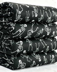 (OAKLEY) SKELETONS ON BLACK